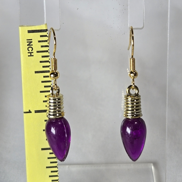 Colorful Christmas Earrings - Picture 4 of 6